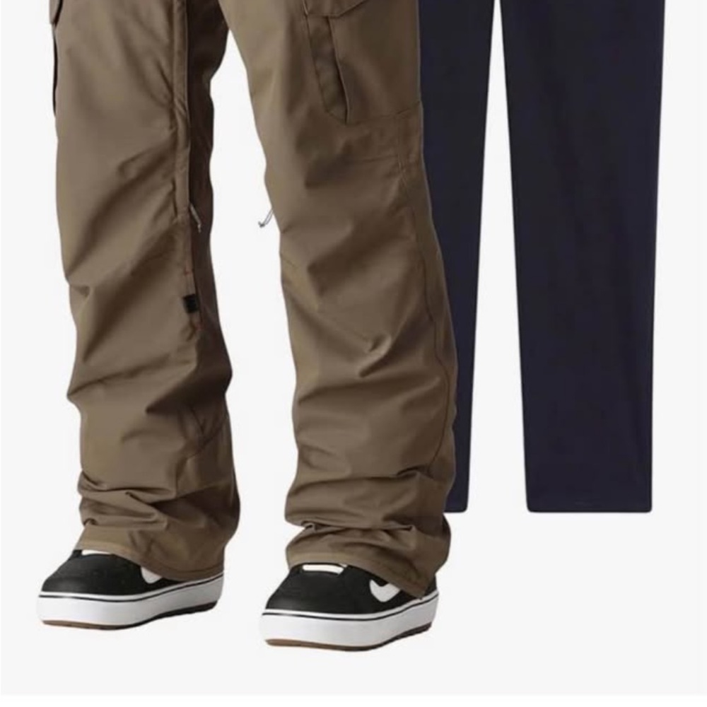686 Men's Tan and Black Cargo Pants